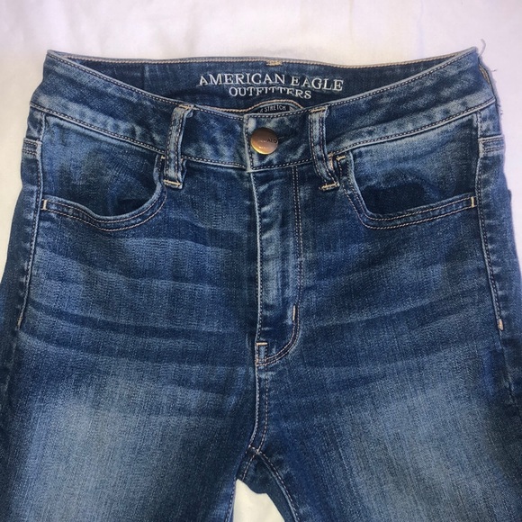 American Eagle High Rise Jeggings Size 2 - Picture 3 of 6